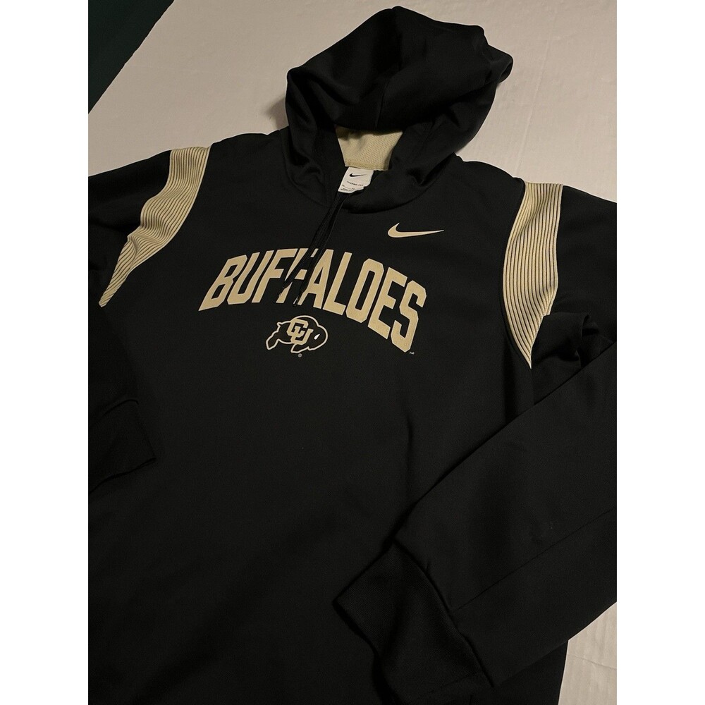 Nike Colorado Buffalos NEW Therma Fit Hoodie Sweatshirt XL Deion Black Football